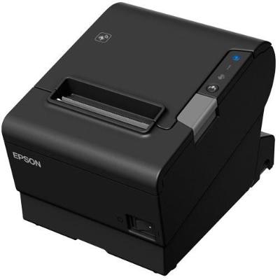 TM-T88VI serial, USB, Ethernet, PS & AC, black thermal receipt printer