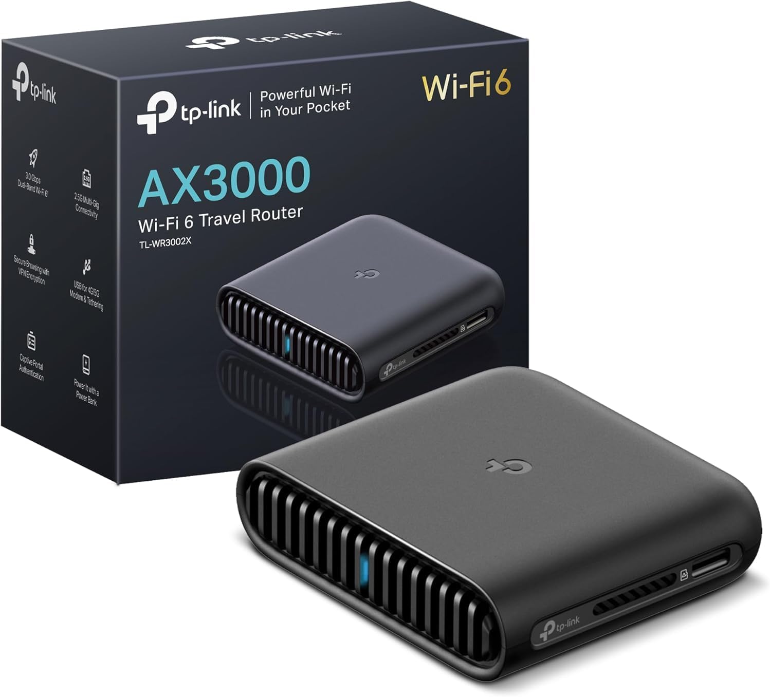 TP-Link AX3000 Wi-Fi 6 Travel Router
